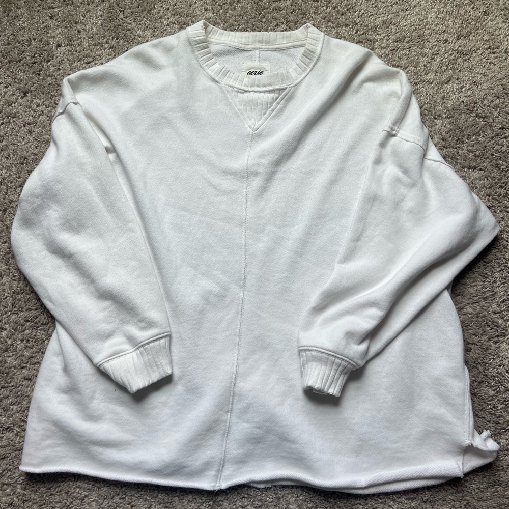 White Crewneck Sweatshirt